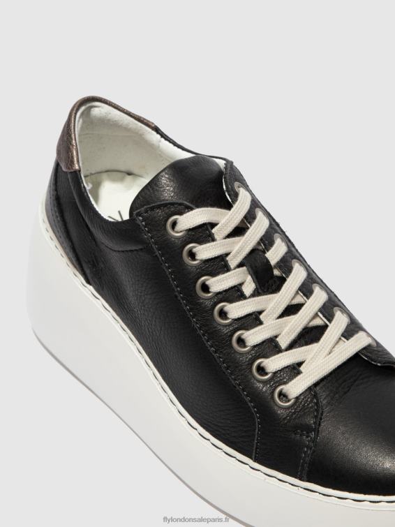 baskets à lacets dile450 brito femmes 0N8R770 noir Fly London