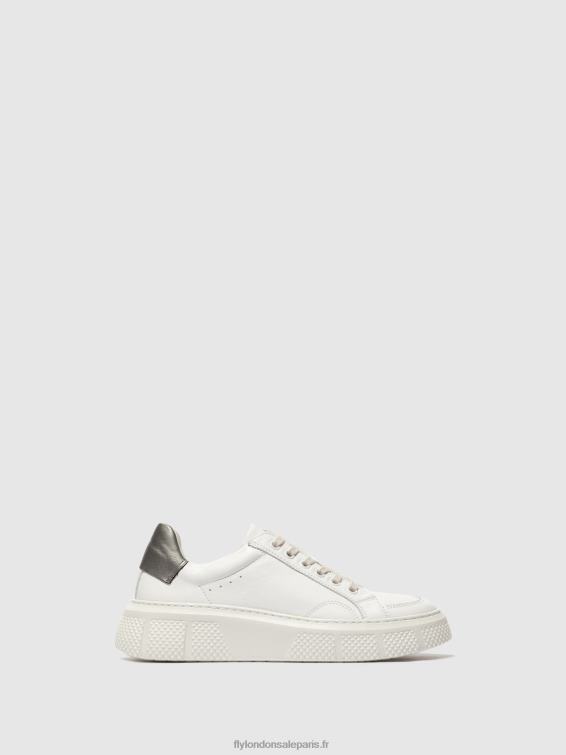 baskets à lacets emmy510 femmes 0N8R761 blanc Fly London