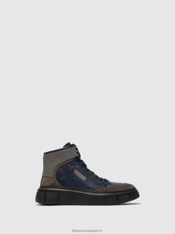 baskets à lacets eppe531 femmes 0N8R733 gris/marine/gris Fly London