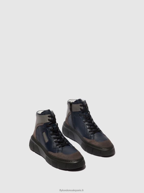 baskets à lacets eppe531 femmes 0N8R733 gris/marine/gris Fly London