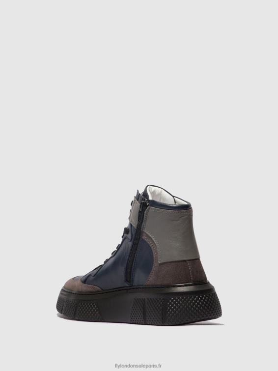 baskets à lacets eppe531 femmes 0N8R733 gris/marine/gris Fly London