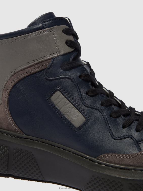 baskets à lacets eppe531 femmes 0N8R733 gris/marine/gris Fly London