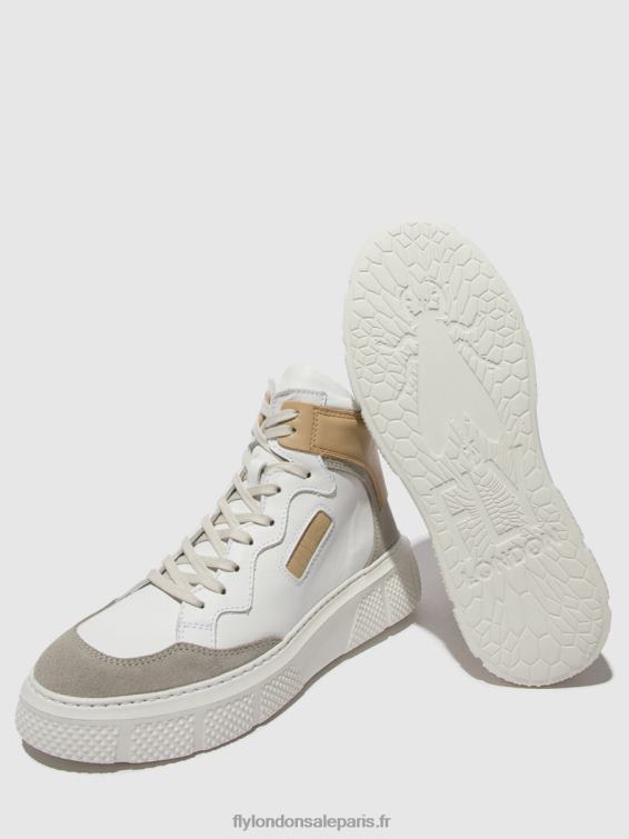baskets à lacets eppe531 femmes 0N8R735 béton/blanc/beige Fly London