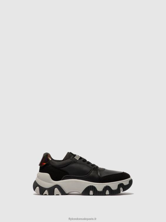 baskets à lacets fyde644 multi femmes 0N8R774 noir Fly London
