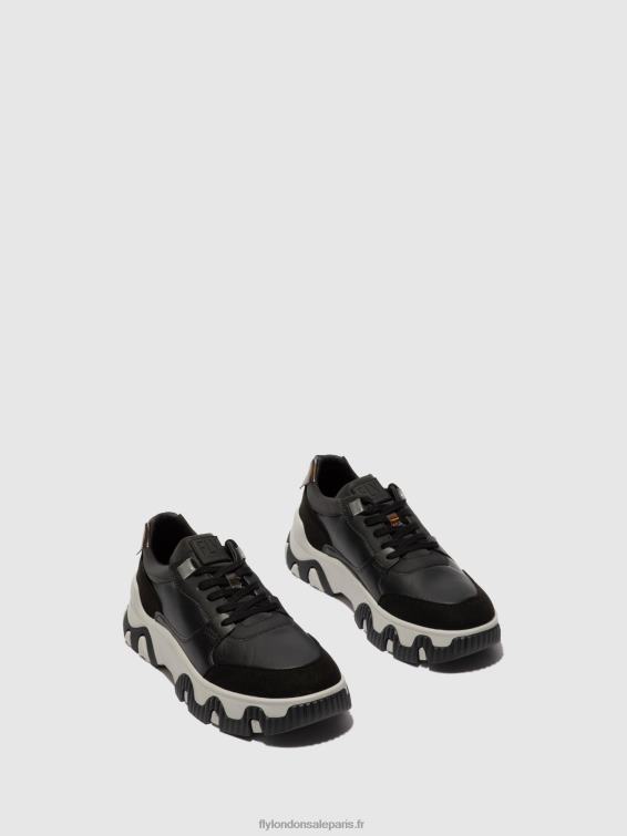 baskets à lacets fyde644 multi femmes 0N8R774 noir Fly London