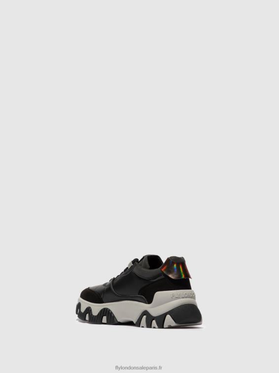 baskets à lacets fyde644 multi femmes 0N8R774 noir Fly London