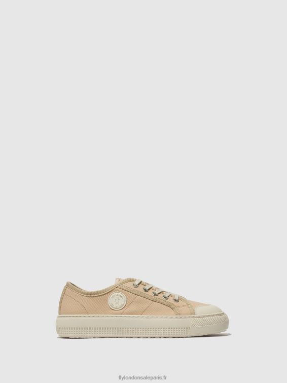 baskets à lacets tere557 femmes 0N8R741 beige Fly London