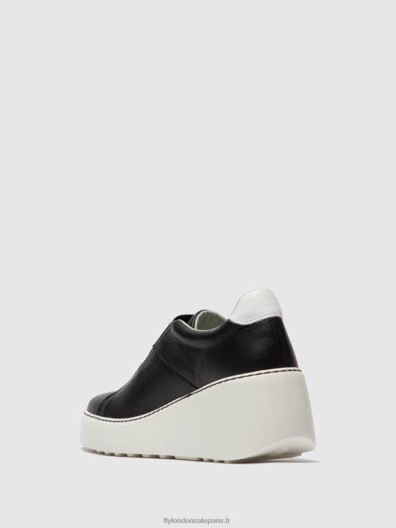 baskets élastiquées dito581 femmes 0N8R730 noir Fly London