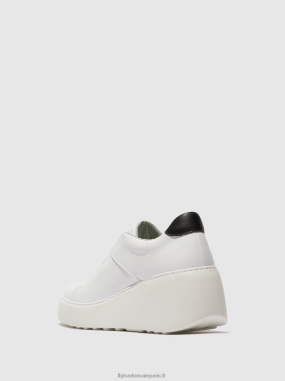 baskets élastiquées dito581 femmes 0N8R732 blanc Fly London