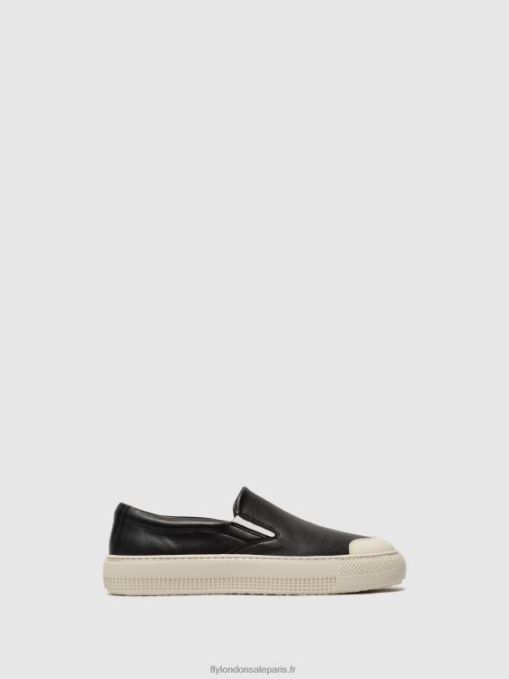 toaf584 baskets à enfiler femmes 0N8R706 noir Fly London