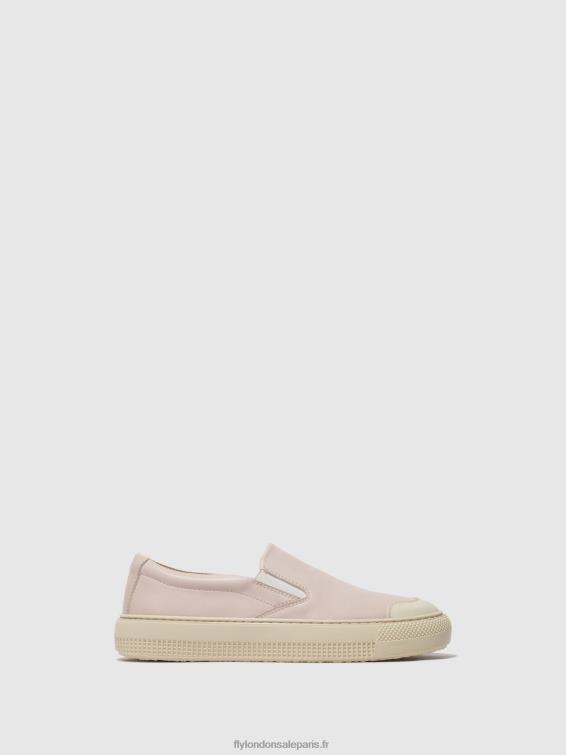 toaf584 baskets à enfiler femmes 0N8R709 rose Fly London