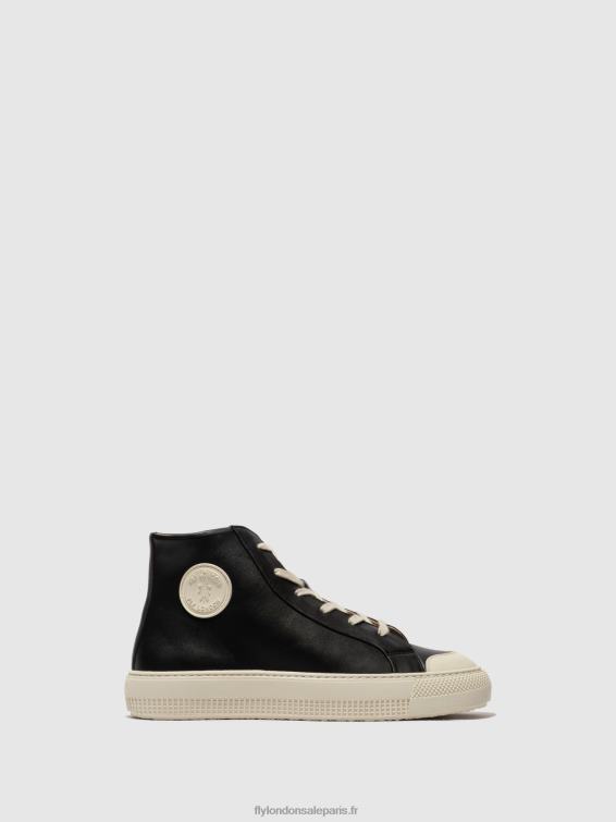 topy586 baskets montantes femmes 0N8R726 noir Fly London
