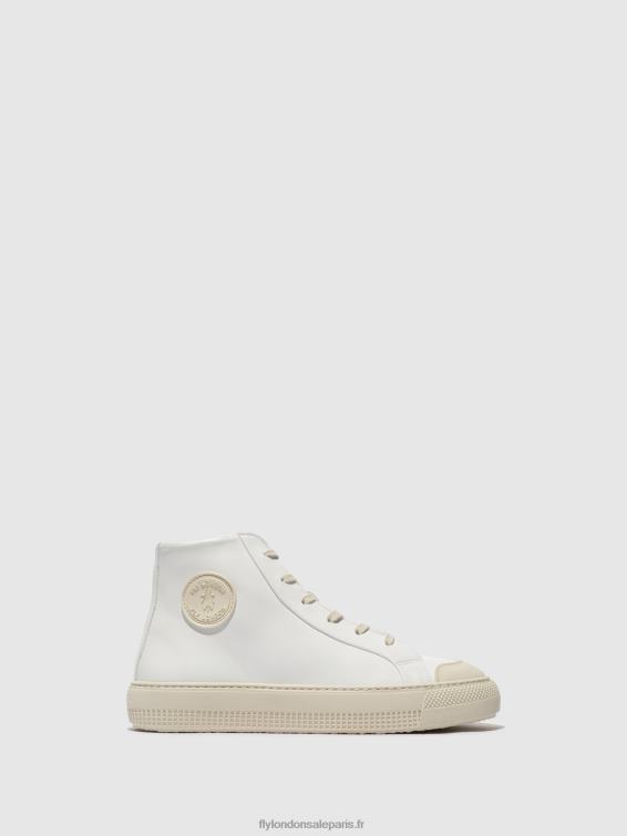topy586 baskets montantes femmes 0N8R729 blanc Fly London