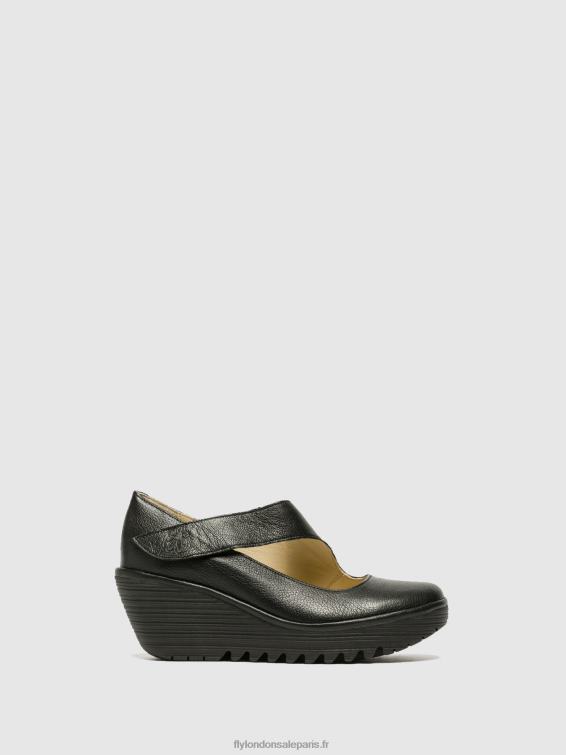 chaussures mary jane yasi682 femmes 0N8R696 mousse noire Fly London