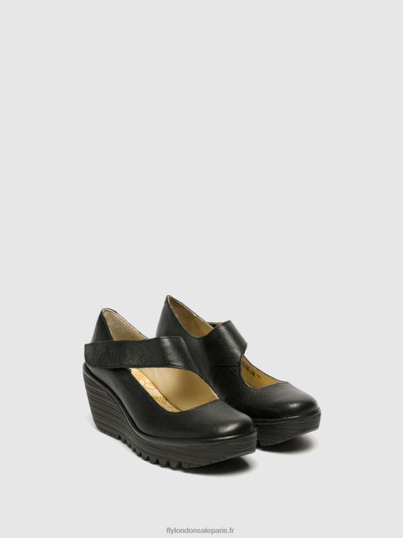 chaussures mary jane yasi682 femmes 0N8R696 mousse noire Fly London
