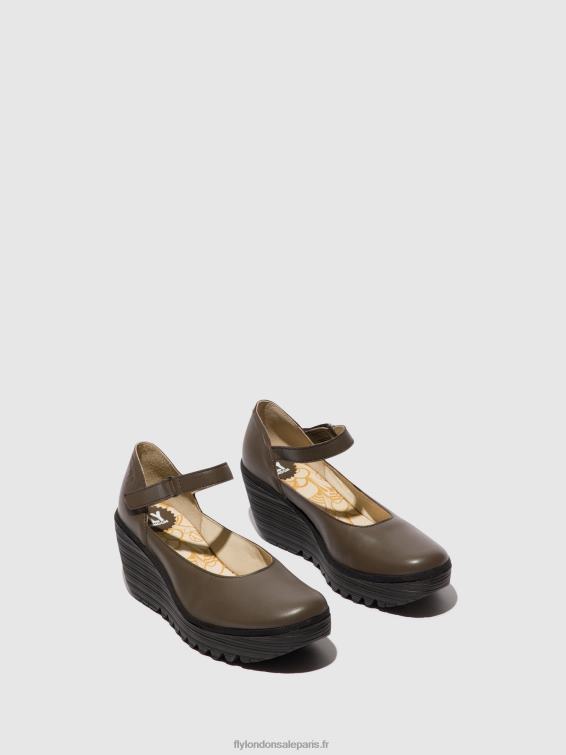 chaussures mary jane yawo345 femmes 0N8R668 ns. taupe Fly London