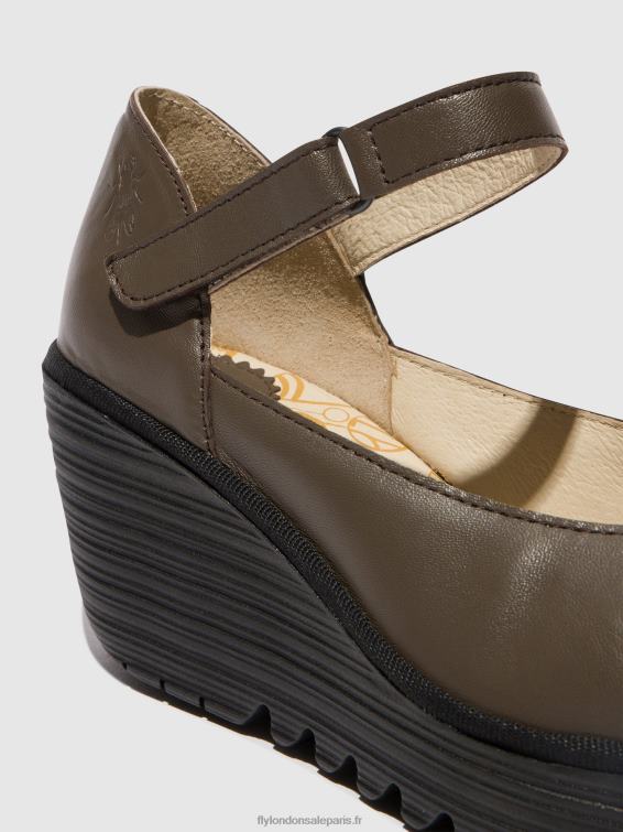 chaussures mary jane yawo345 femmes 0N8R668 ns. taupe Fly London
