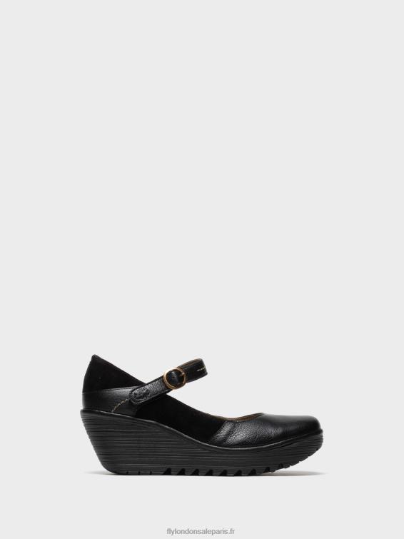 chaussures mary jane yuko082 femmes 0N8R701 noir Fly London