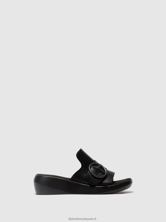mules à boucle beyd925 femmes 0N8R378 noir Fly London
