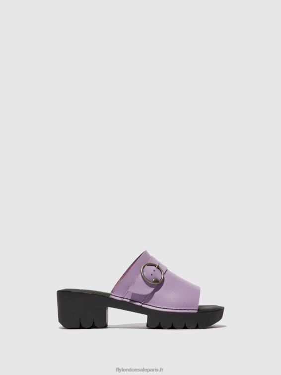 mules à boucle eple519 femmes 0N8R371 violet Fly London