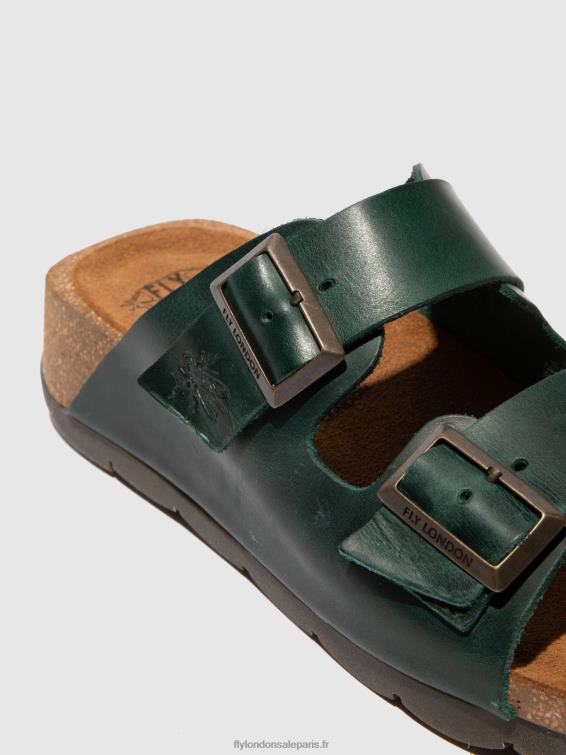 mules à bout ouvert caja721 femmes 0N8R386 essence de bride Fly London