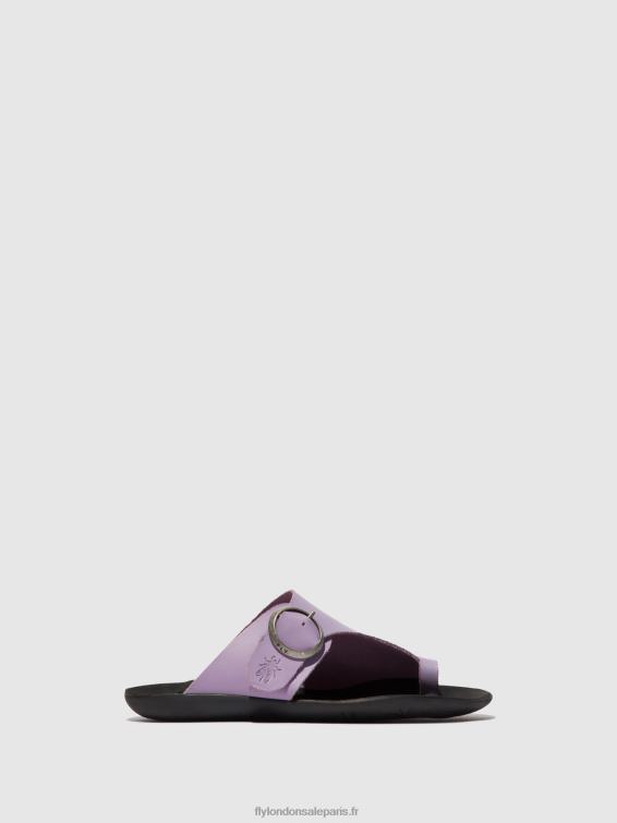 mules à bout ouvert mica758 femmes 0N8R368 violet Fly London