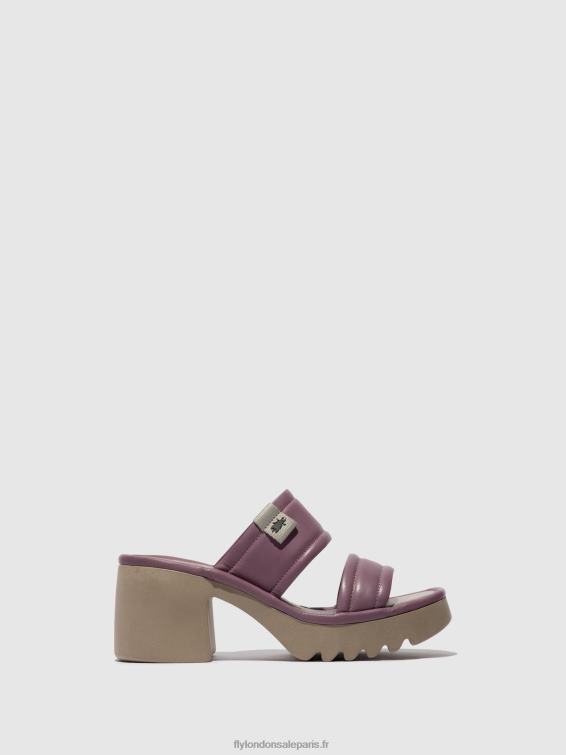 mules à enfiler mava432 femmes 0N8R363 violet Fly London