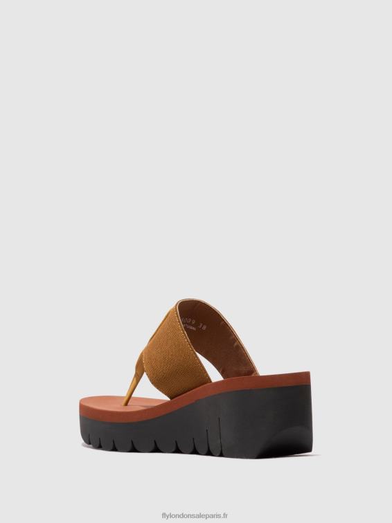 mules à enfiler yomu725 femmes 0N8R359 bourdon/chameau (brique) Fly London