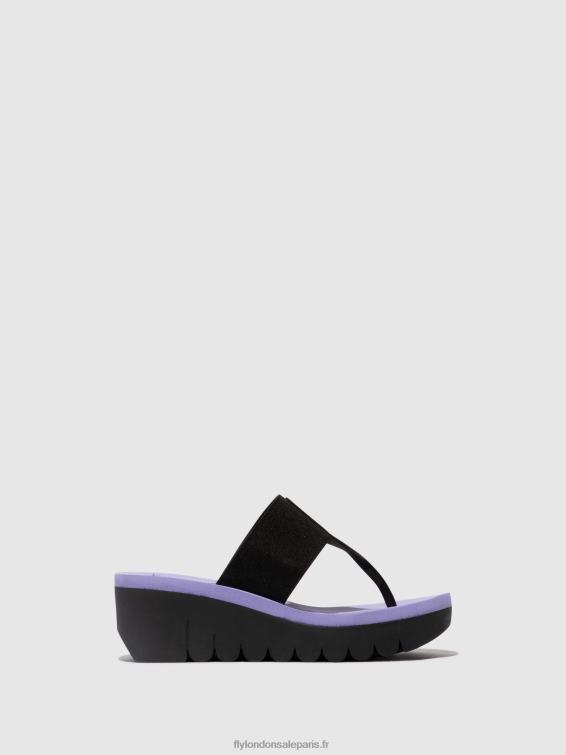 mules à enfiler yomu725 femmes 0N8R361 noir (alto) Fly London