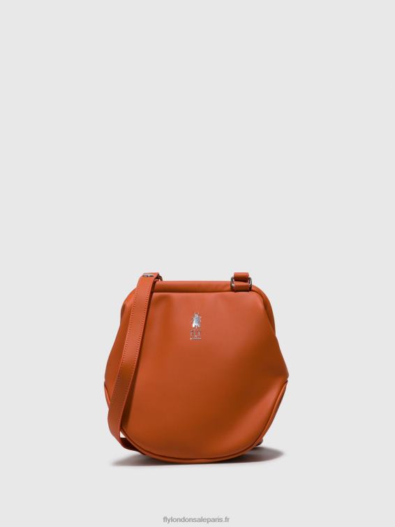 sacs à bandoulière bica712 femmes 0N8R796 darwin dk.orange Fly London
