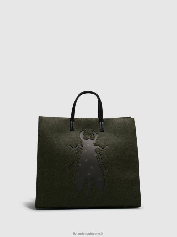 sacs à main amur702 femmes 0N8R794 vert foncé Fly London