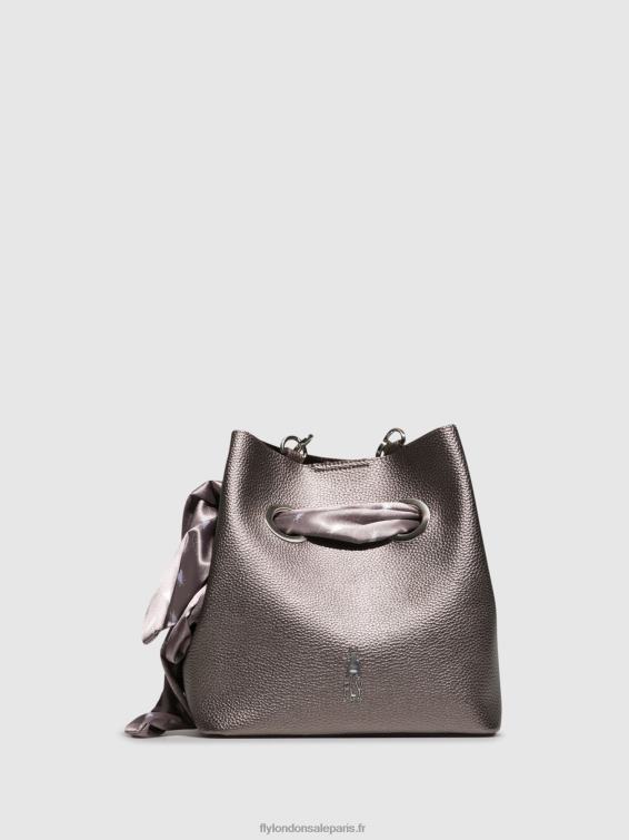 sacs à main caia727 femmes 0N8R795 argent foncé Fly London