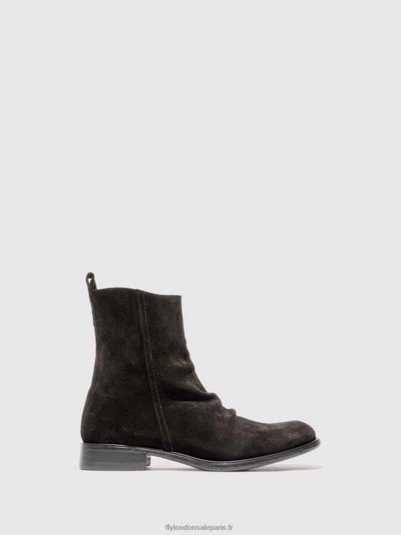 bottines chelsea melv797 Hommes 0N8R812 huilé (végétal) noir Fly London