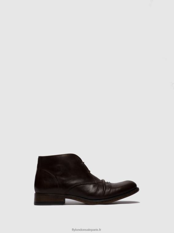 bottines à lacets muro577 Hommes 0N8R814 moka éco(végétale) Fly London