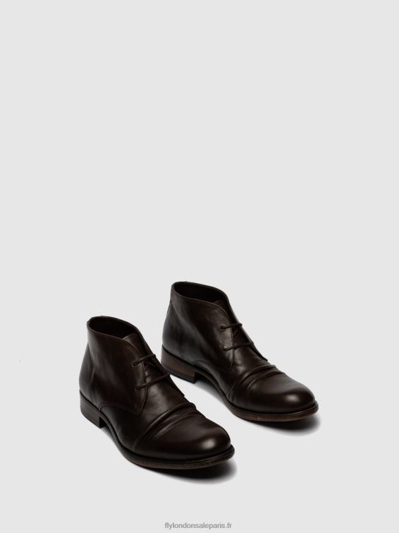 bottines à lacets muro577 Hommes 0N8R814 moka éco(végétale) Fly London