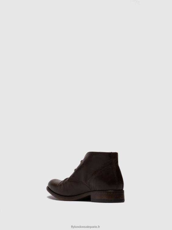 bottines à lacets muro577 Hommes 0N8R814 moka éco(végétale) Fly London