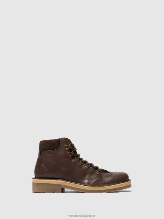 bottines à lacets reus075 Hommes 0N8R806 eco/oilsuede (végétal) mocca Fly London