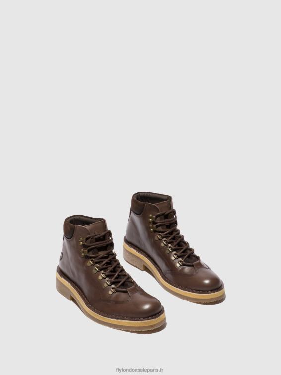bottines à lacets reus075 Hommes 0N8R806 eco/oilsuede (végétal) mocca Fly London