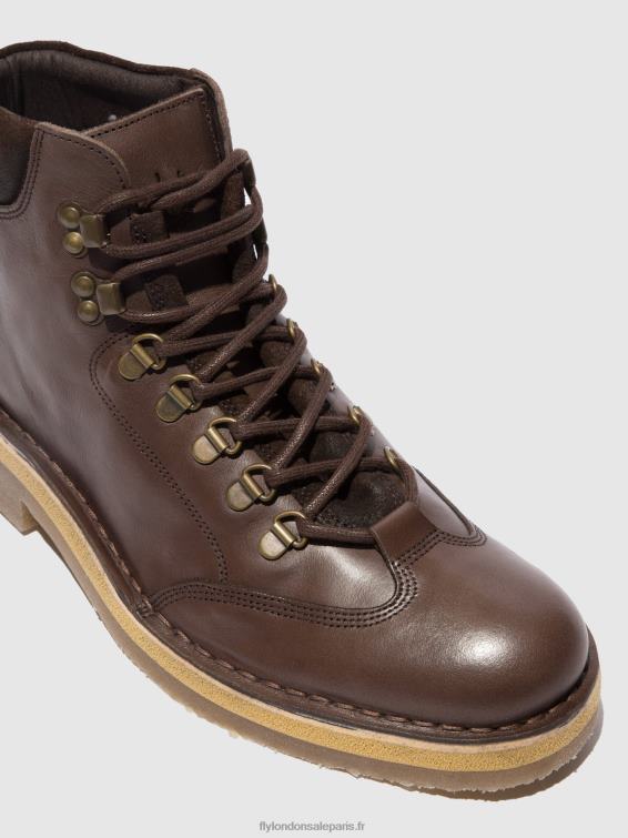 bottines à lacets reus075 Hommes 0N8R806 eco/oilsuede (végétal) mocca Fly London