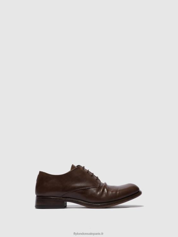 chaussures à lacets mask576 Hommes 0N8R832 moka écologique Fly London