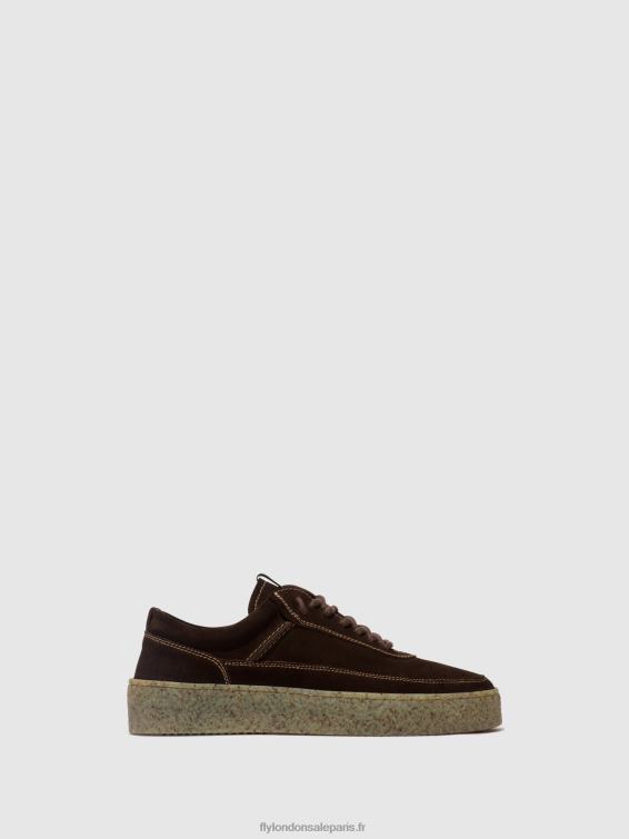 chaussures à lacets ruko589 Hommes 0N8R819 mocca Fly London