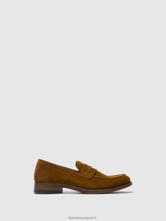 chaussures mocassins mebo956 Hommes 0N8R817 bronzer Fly London