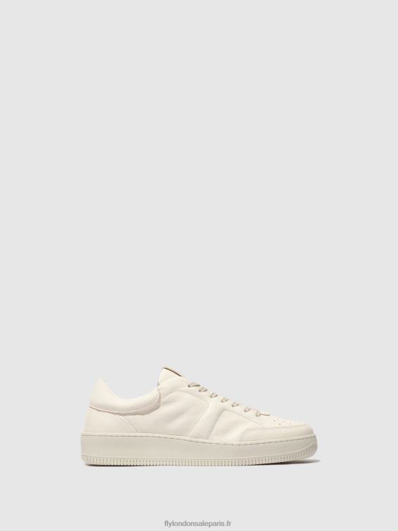 baskets à lacets bude516 Hommes 0N8R836 blanc Fly London